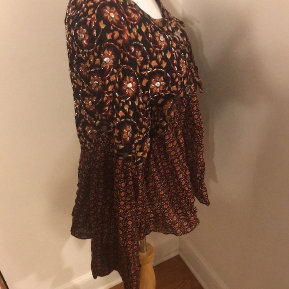 NWT Free People Malia Babydoll Jacket Blouse size Large - Picture 10 of 15